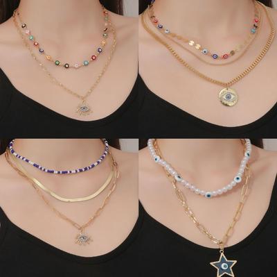 Necklace for Women Mother's Day Necklace Pendant Multi-layer Necklace Necklace Beautiful Elegant Necklace for Her