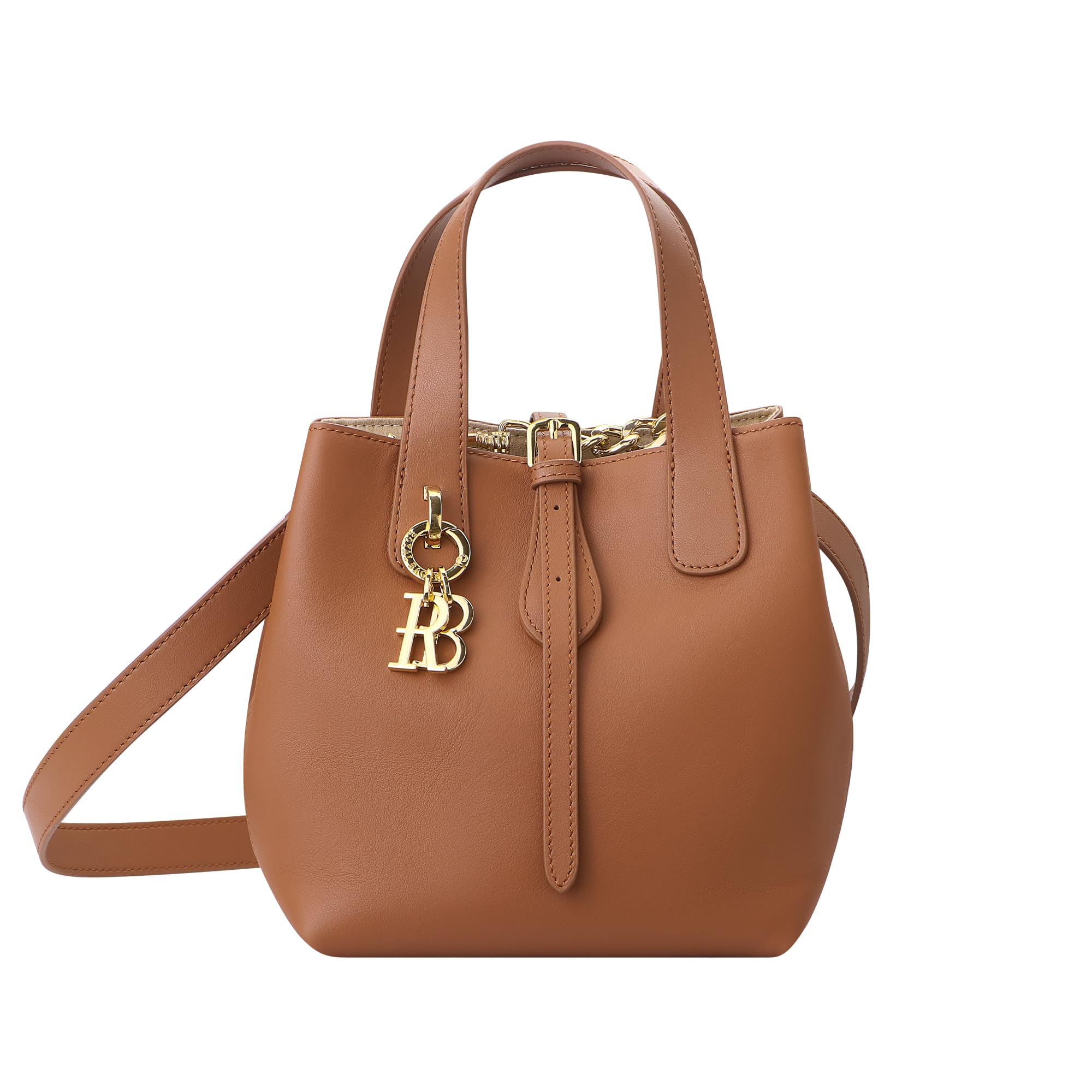 

Royal Bagger Women s Genuine Leather Bucket Bag, Elegant Crossbody Shoulder Bag, Tote & Basket Handbag with Strap 3262 (Brown)
