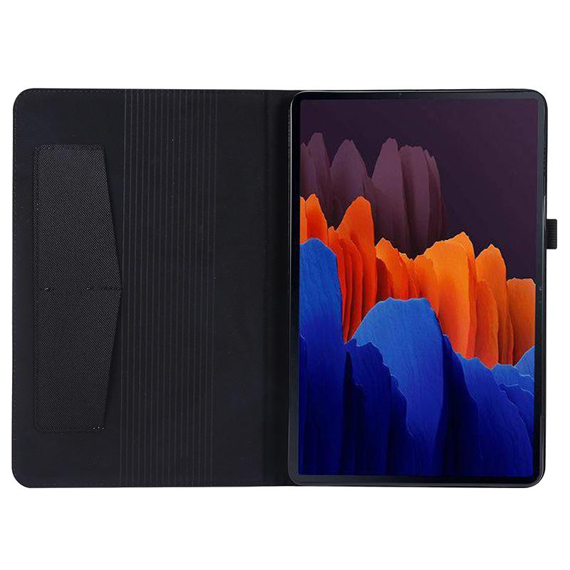 

For Samsung Galaxy Tab S9+ Case Stand Card Holder Leather Tablet Cover Grey