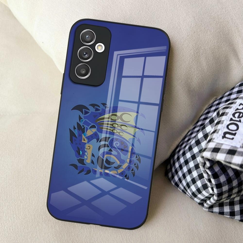 

M-Monster Hunter Game Phone Case For S25 Samsung S24 Ultra S23 Fe S22 Plus S20 S21 A16 A54 A34 A53 Glass Cover Samsung s23plus