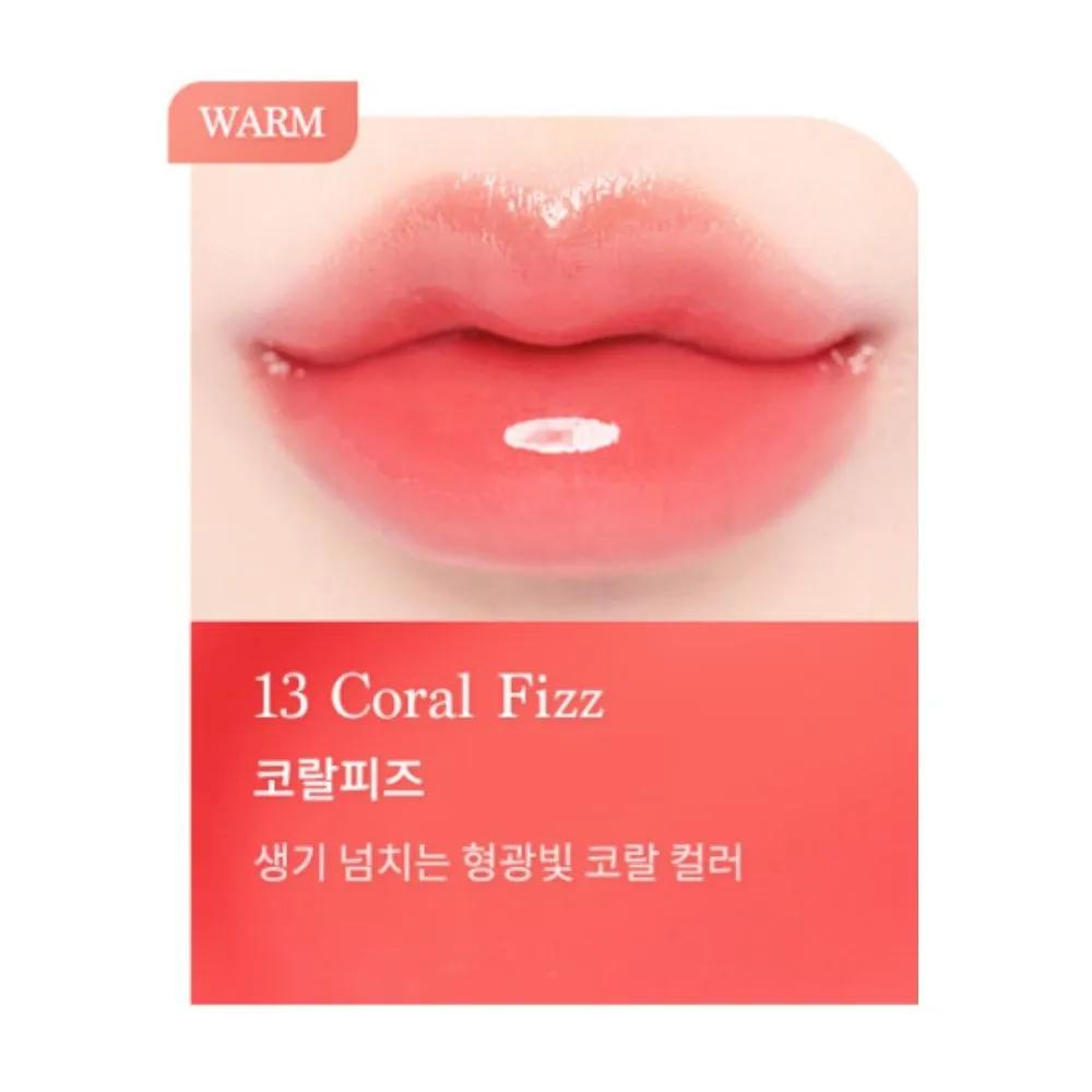 DASIQUE Lip Tint Juicy Dewy Moisture Adhesion 13 Coral Fizz X2