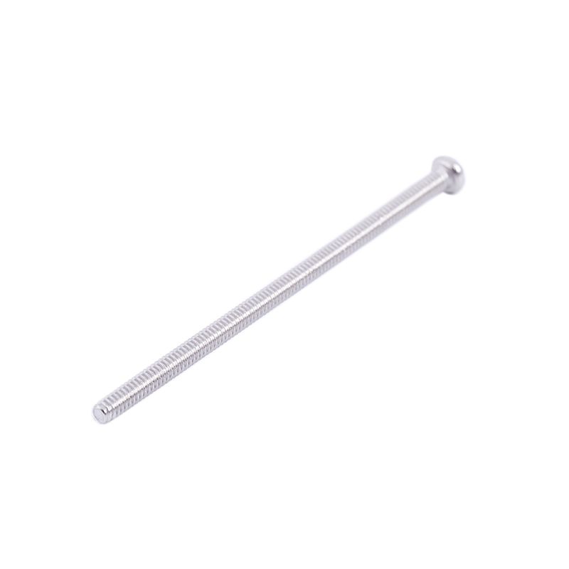 300 X Silver Tone M2 X 40Mm 304 Stainless Steel Round Head Screws Bolt-B61B