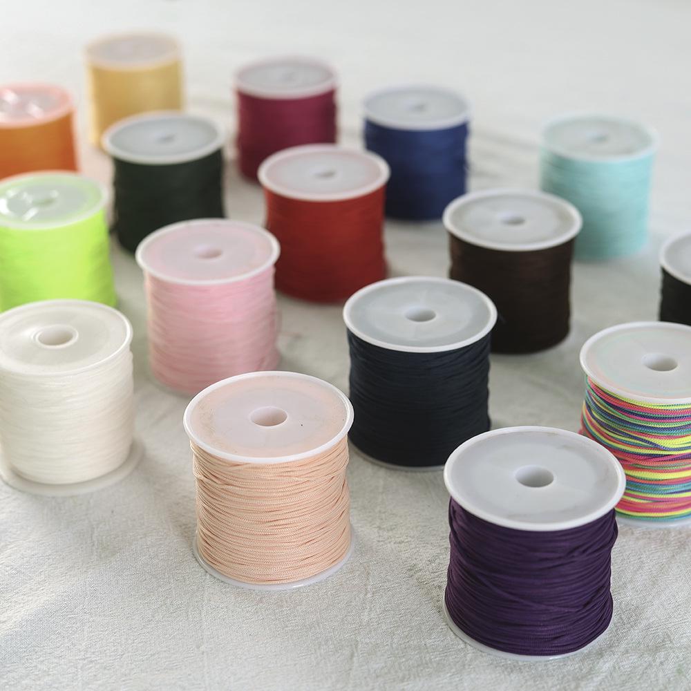 Jade Line 72 Wear-Resistant Non-Elastic Red Rope Pendant Lanyard for DIY Chinese Knot Jewelry.