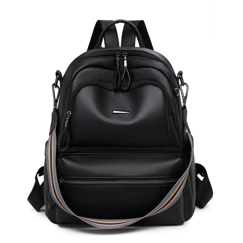 Backpack for Women Versatile and Fashionable Soft Leather Women's Small Backpack Large Capacity School Girl Schoolbag