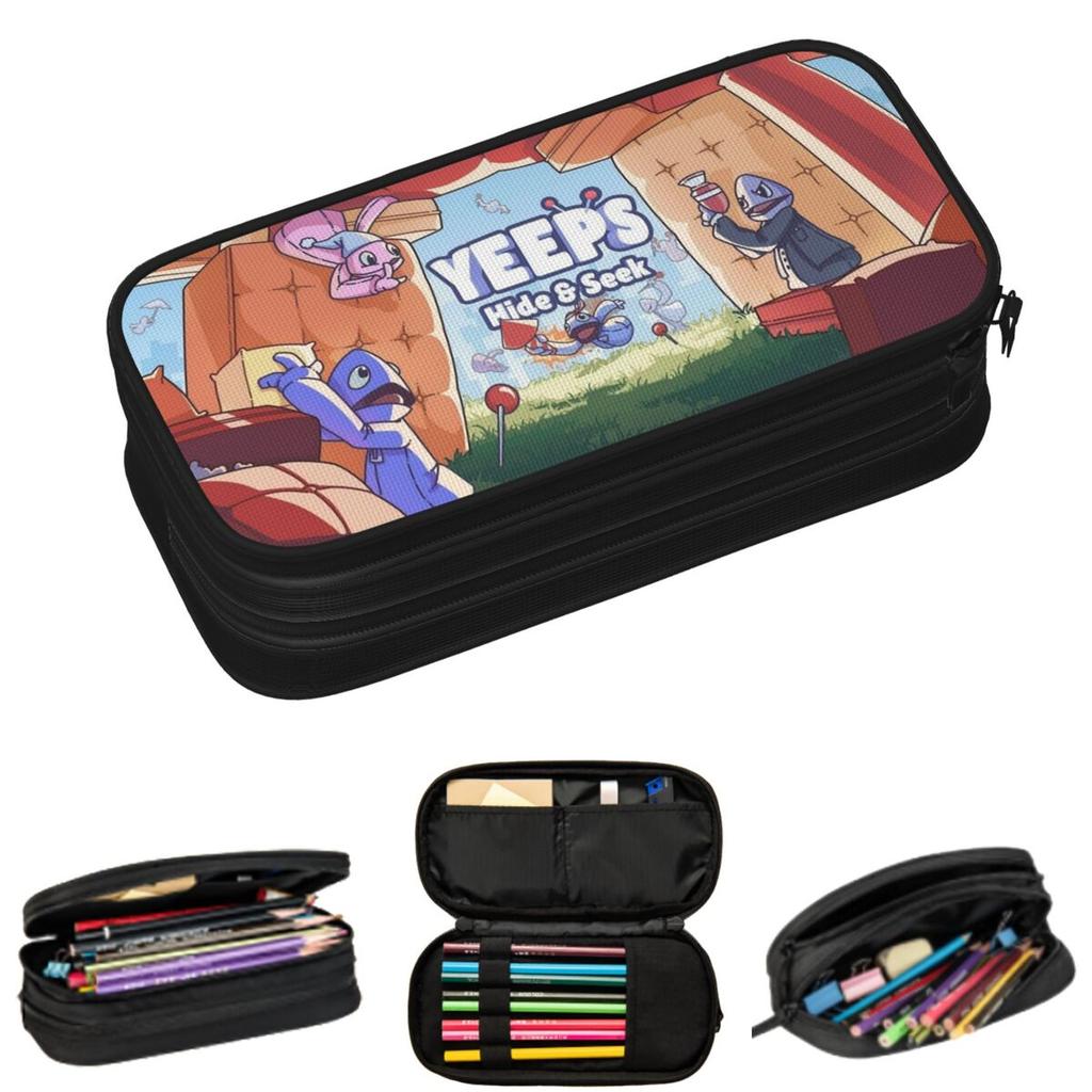 Yeeps Hide And Seek Pencil Cases for Student Gifts Pen Box Pencil Bag Large Capacity Pencil Pouch