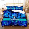 Rockman Megaman Game All Season Bedding Set Printed Bed Set Duvet Cover Sheet Pillowcase Soft Quilt Cover Full Queen King Size