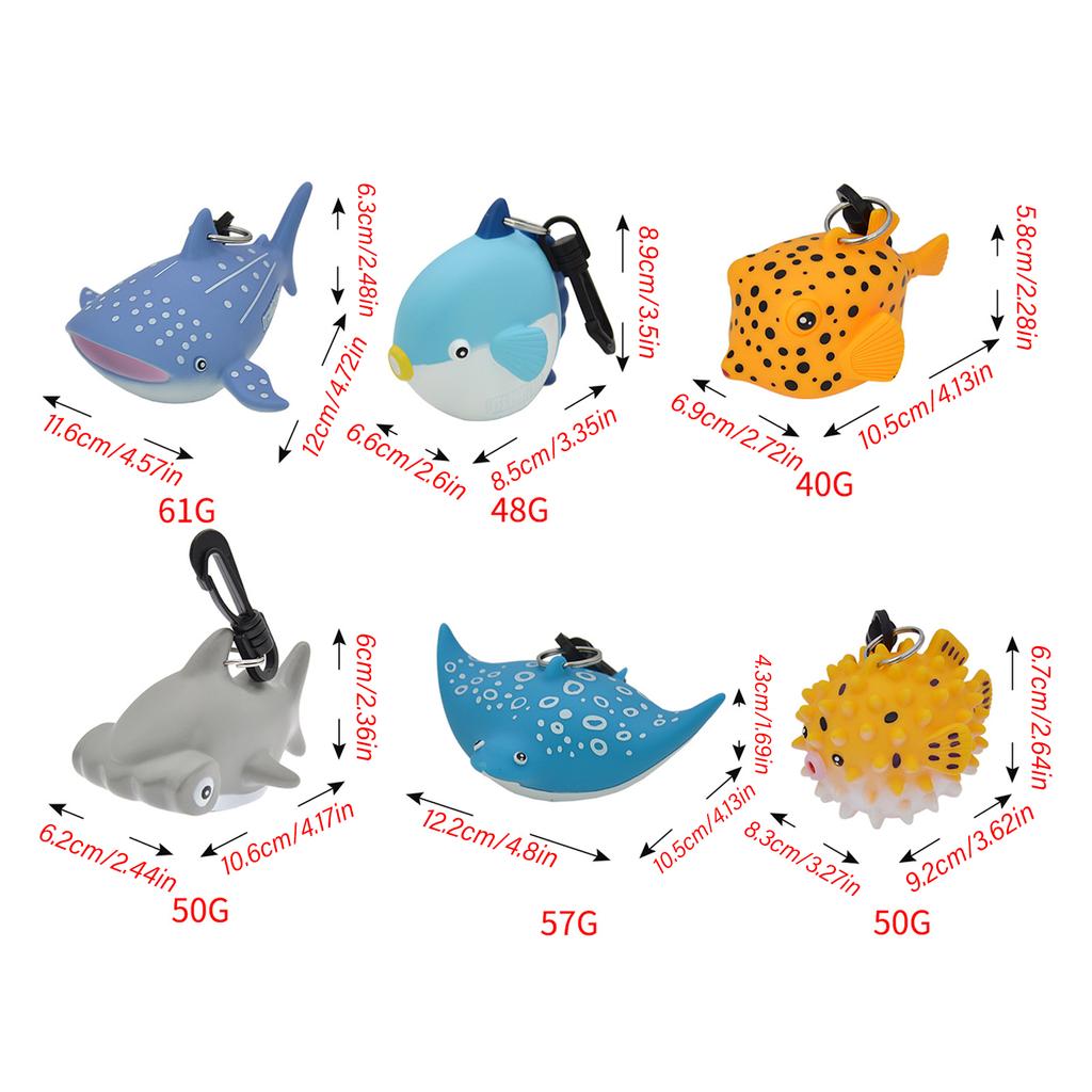 Cartoon Fish Scuba Dive Mouthpiece Dustproof Cover Regulator Holder With Clip Dive Regulator Cover Diving Accessories