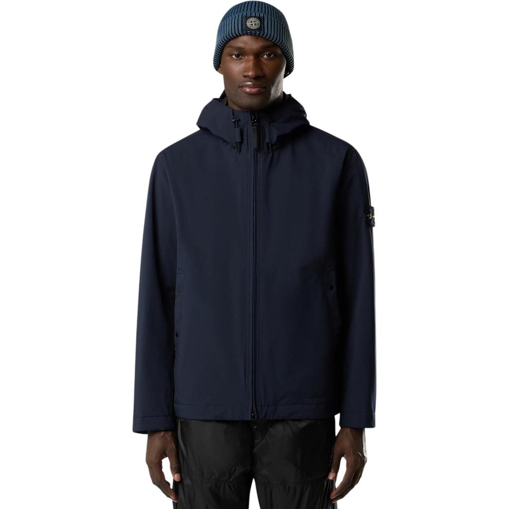 STONE ISLAND Chaqueta Unisex con Capucha y Cremallera de Manga Larga Color Sólido Ss26 L1S154100108S0A27V0020