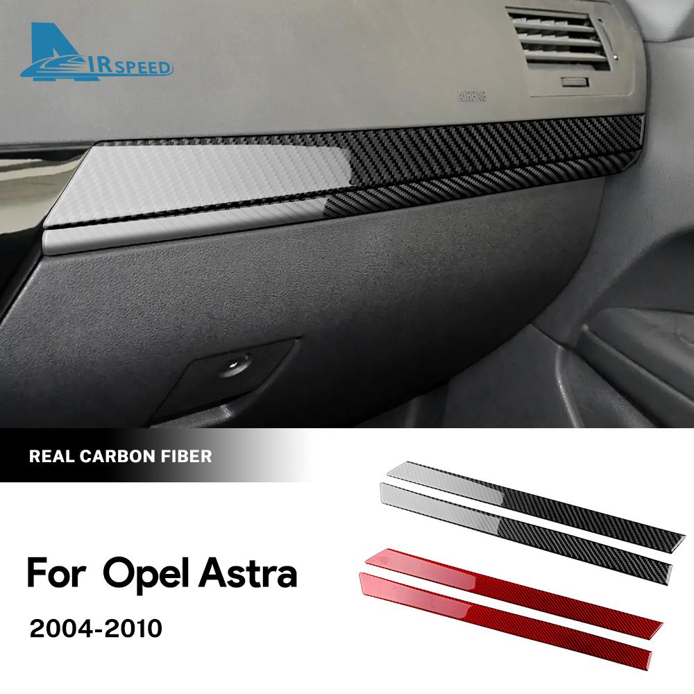 Real Soft Carbon Fiber Sticker For Vauxhall Opel Astra H MK5 2004 2005 2006 2007 2008 2009 2010 Car Co-pilot Passanger Side Trim