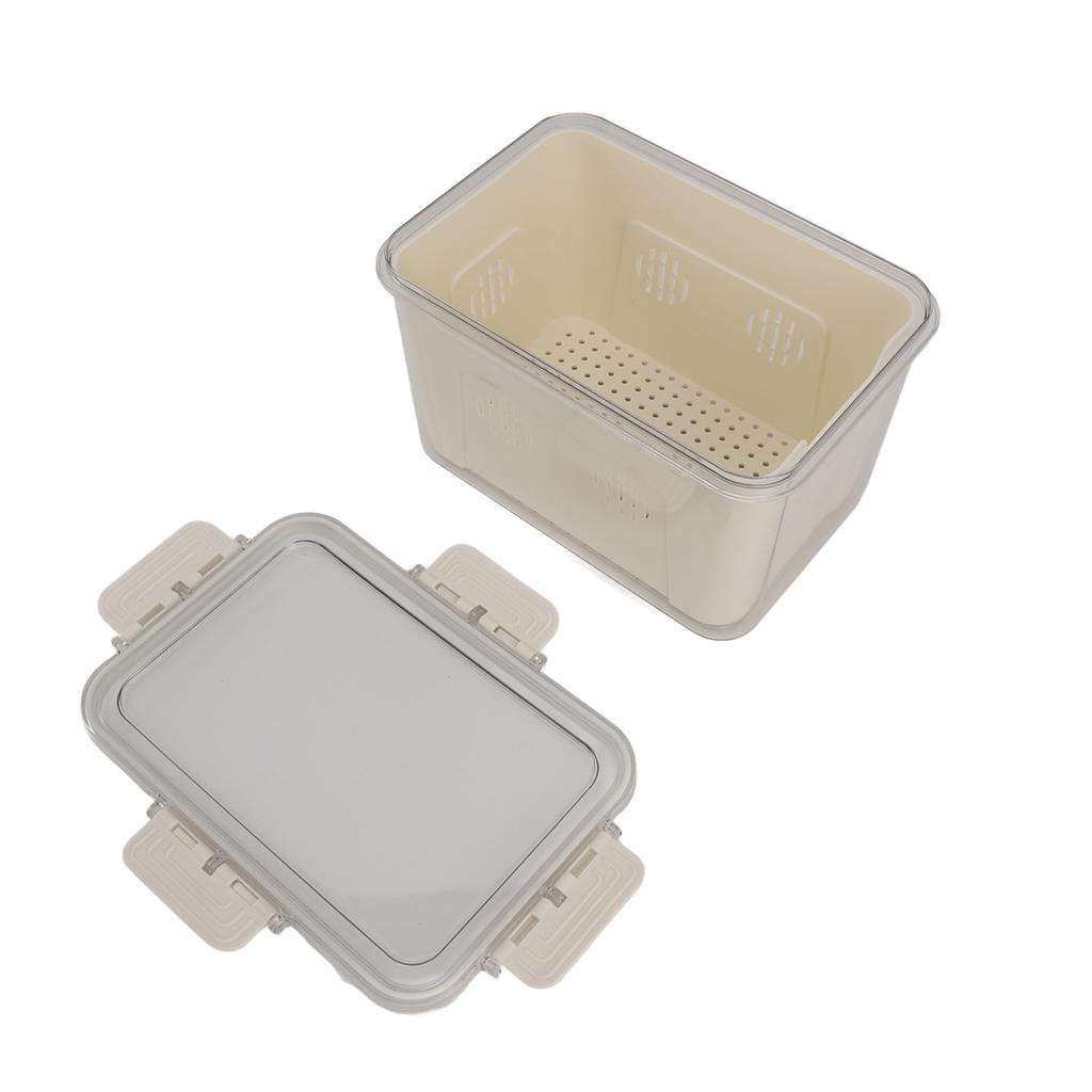 Fridge Food Storage Container PET Easy To Clean Sealed Food Preservation Box for Kitchen