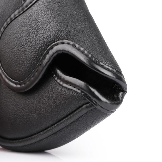 Golf Putter Cover Dustproof Velvet Lining Wear Resistant Exquisite Pattern Waterproof Faux Leather Golf Club Head Cover Golf Putter Protector
