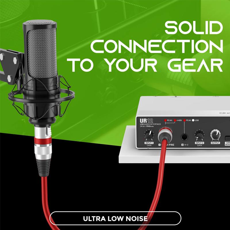 XLR Male To Female Cable Professional Microphone Extension Cable For Recording Mixer Balanced Speaker Mic XLR 3Pin Audio LinesGood Product
