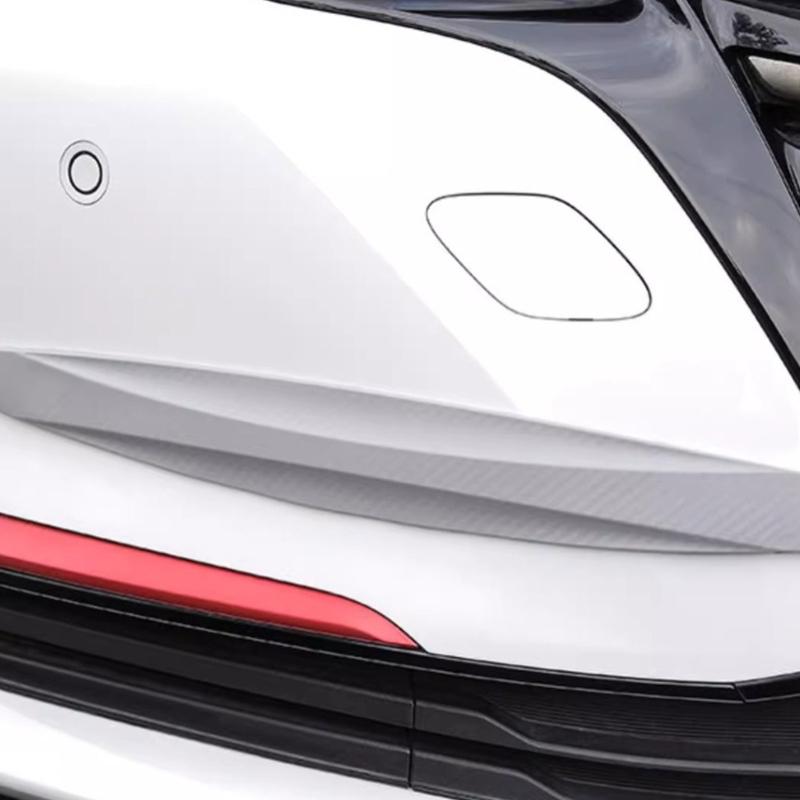 4pcs Car Bumper Guard Strips PVC Universal Car Protector Flexible Guard for Enhances Protections On Car Front & Rear