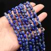 Koralik z kamienia naturalnego 9-8 MM Lapis lazuli nieregularne luźne koraliki dla DIY tworzenia biżuterii naszyjnik bransoletka kolczyki akcesoria