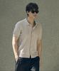 Halbkreis Layout T20041 Short-Sleeved Cardigan_Light Beige