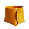 Nordic Minimalist Leather Desk Organizer With Foldable Design For Home Office And Study