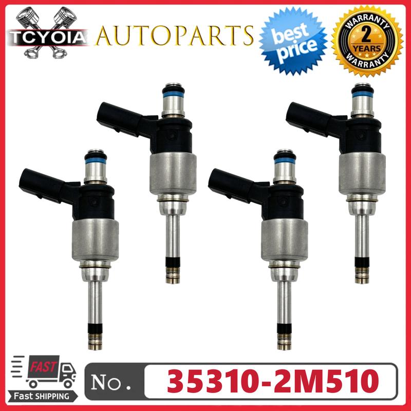 

Renovation 4Pcs/lot 35310-2M510 353102M510 Fuel Injectors Fits For Hyundai Kona Elantra -