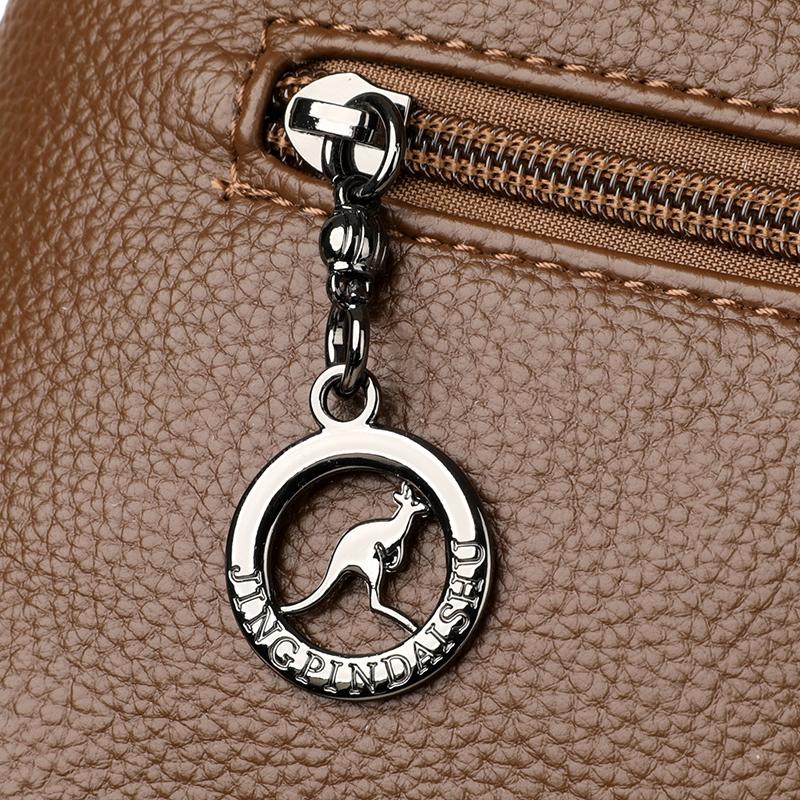 Women's Solid Color Shoulder Bag Middle-Aged and Elderly Mother Crossbody Bag