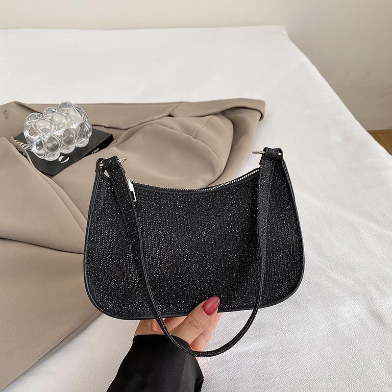 High-end Shiny Small Bag Women's Summer New Trendy Shoulder Underarm Bag Handbag Small Bag