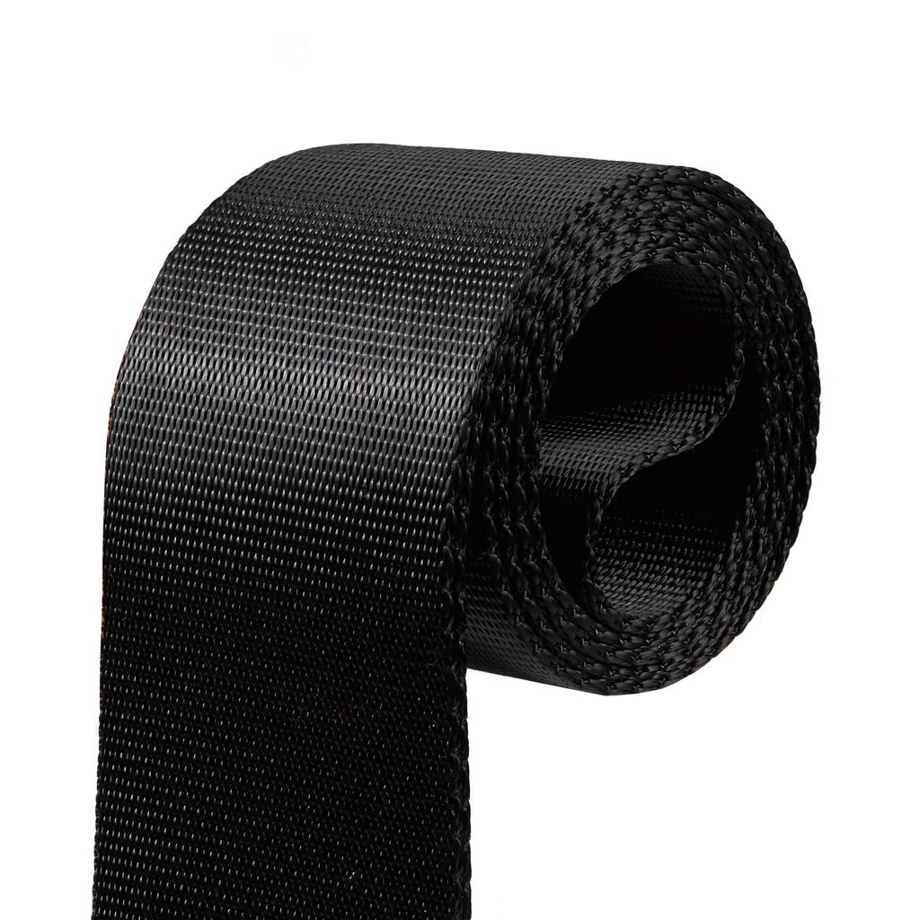 Amumu Nylon Seatbelt Guitar Strap with Clip and Zipper Buckle, Fits Acoustic, Electric, and Bass Guitars, Adjustable Length