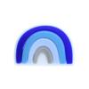 Rainbow Silicone Baby Teether - DIY Cartoon Teething Toy for Infants