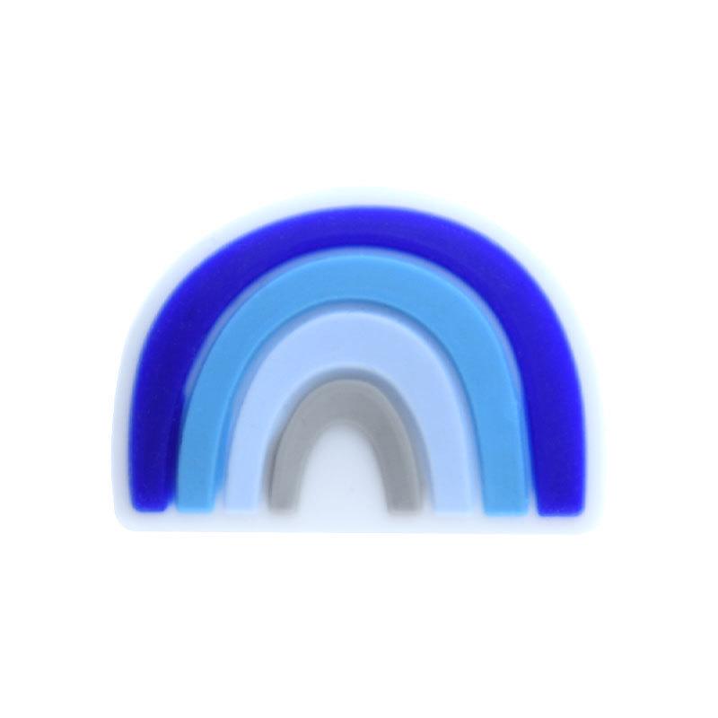 Rainbow Silicone Baby Teether - DIY Cartoon Teething Toy for Infants
