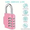 2PCS Combination Lock Resettable 4 Digit Padlock with Combination Waterproof and Heavy Duty Combination Padlock Outdoor
