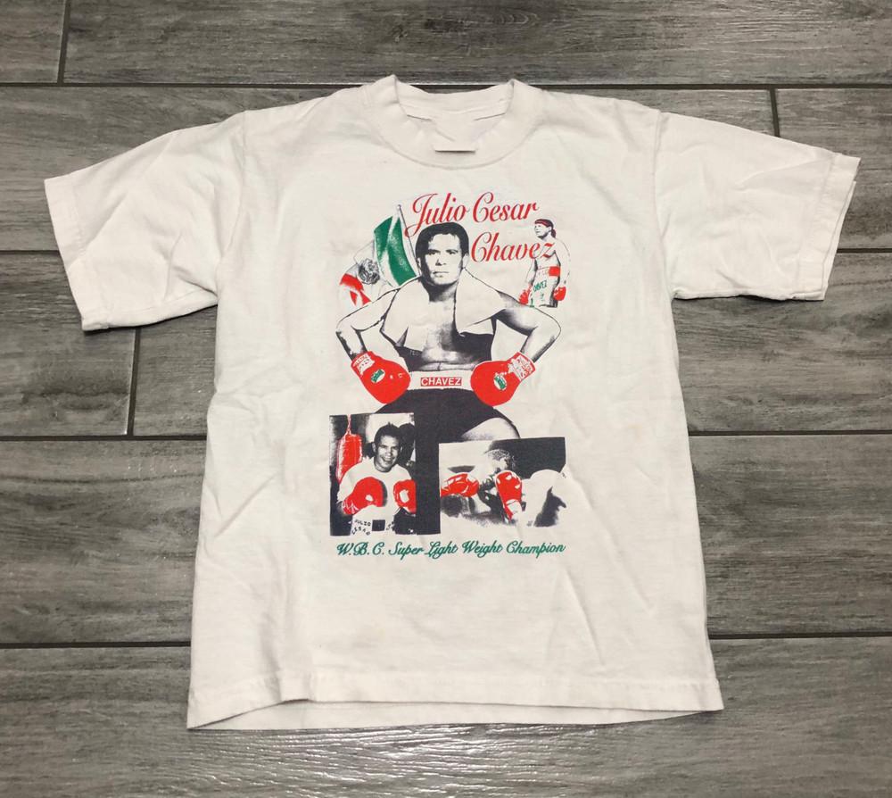 JULIO CESAR CHAVEZ RAP TEE White shirt S234XL  One Side FN066 Unisex T-Shirt M