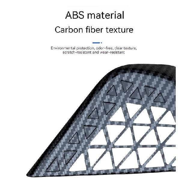 ABS Carbon Fiber Air Vent Frame Trim Cover For BMW X5 X6 X7 G05 G06 G07 -2025, Dashboard Side AC Outlet Decor Accessories