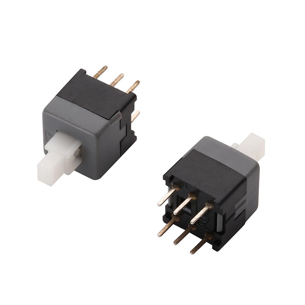 10Pcs/Lot 5.8x5.8 7x7 8x8 8.5x8.5mm Self Locking / Self Reset Push Tactile Power Micro Switch 6 Pin Button Switches