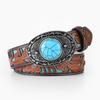 Cowboy Belts For Men Western Vintage Western Belt Turquoise Belt Buckle Belt