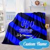 Custom Name Al FC Crest Blanket bed sofa Blanket Flannel Blanket for Camping, Hiking, Picnic Essentials,gift for Fan family