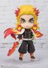 TAMASHII NATIONS Figuarts mini Demon Slayer: Kimetsu no Yaiba Rengoku Kyojuro Flame Breathing, approximately 90mm, PVC & ABS painted action figure