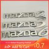 2025 Hot 1pcs 3D ABS for Mazda 2 3 6 Car Letter Emblem Rear Tail Trunk Decals Badge Sticker Decal Styling Auto Accessories