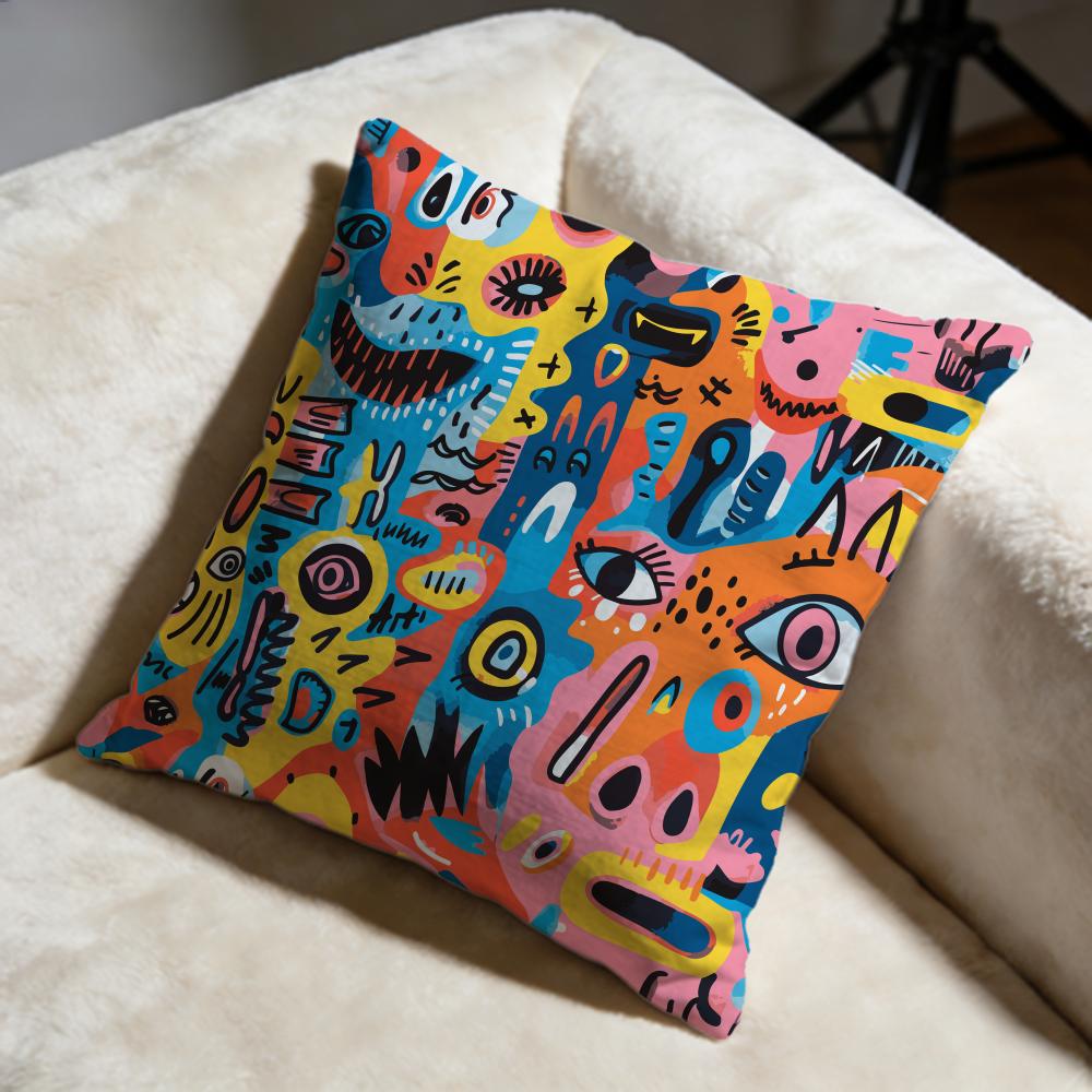 Big Ear Tutu Cushion Cover Soft Decorative Pillow Case Suitable for Bedroom Sofa Car Travel Use