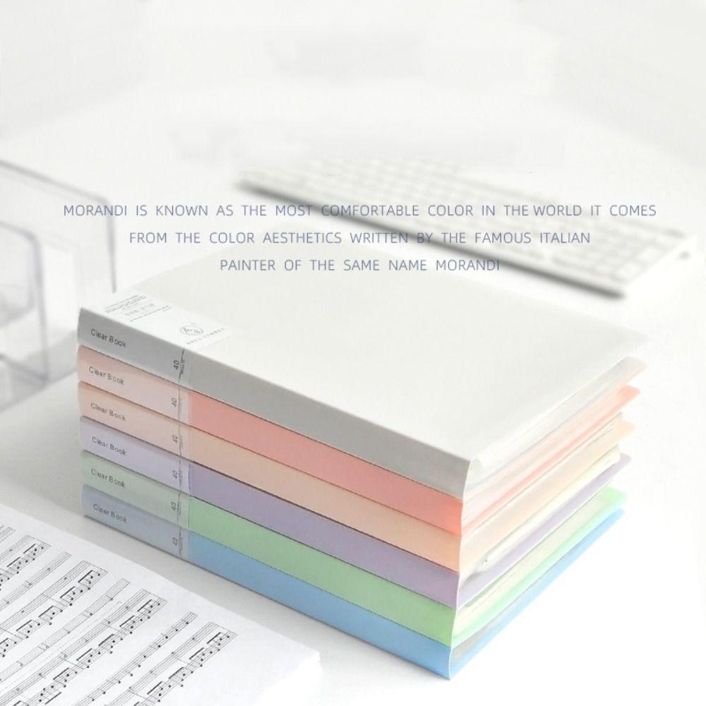 

Папка для файлов А4, 40/80 страниц, утолщенная папка, новая сумка для файлов A-40 pages