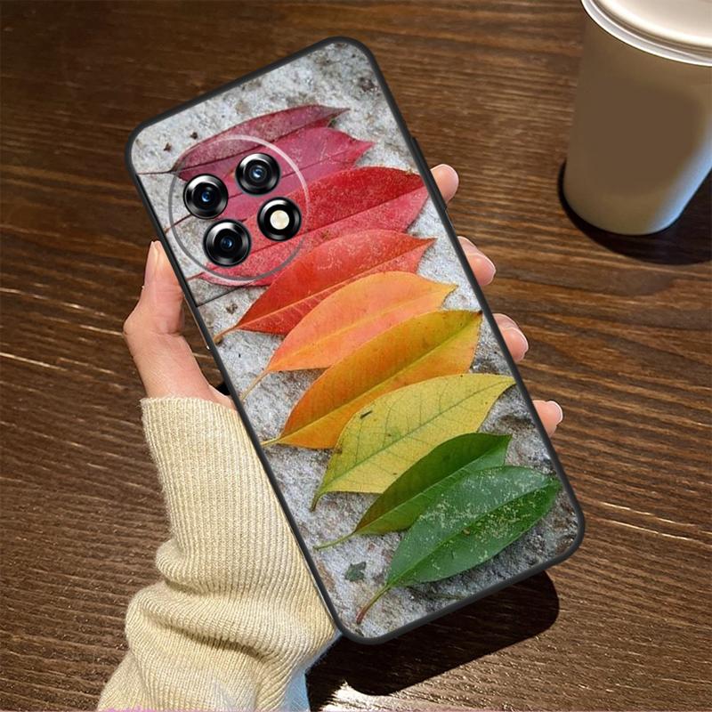 Colorful Leaves For OnePlus 15 13 12 11 15R 13R 12R 8T 10T 13T Case For OnePlus Nord 5 CE 2 3 4 Lite N20 N30
