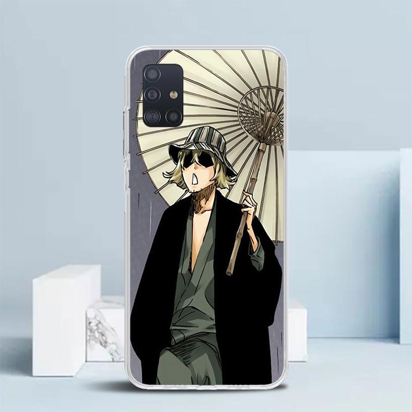 Bleach Kisuke Urahara Phone Case For Samsung Galaxy A52 A32 A22 A12 A51 A50S A30S A10S Note 20 Ultra 10 S10 Plus A31 A20 A71 A72