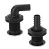 3/4inch 20mm Boat Thru Hull Fittings Hose Nylon Through Hull Connector Twist Adjust for Boat Transoms Fish Wells Ice Chest Yacht