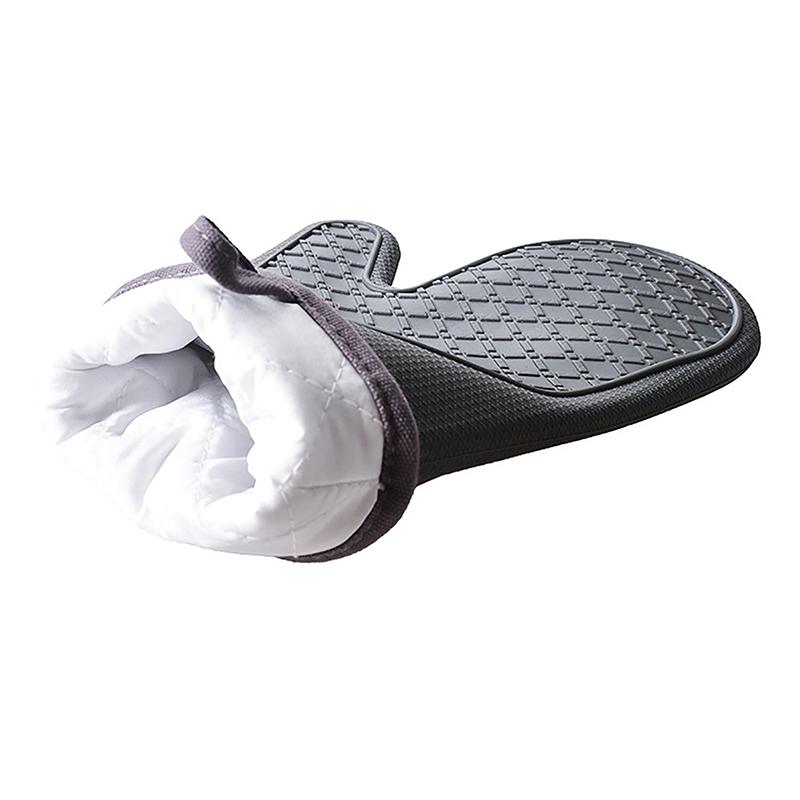 Silicone Insulated Glove, Anti Slip, Lengthened, Thickened, High-Temperature Resistant Kitchen Anti Scalding Device