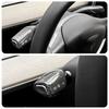 2PC Carbon Fiber Steering Wheel Whift Protection Cover For Tesla Model 3 Model Y ABS Car Column Shift Knob Cover Decor For Tesla