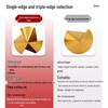 Single Flute Straight Shank 90-Degree Chamfer Drill Bit