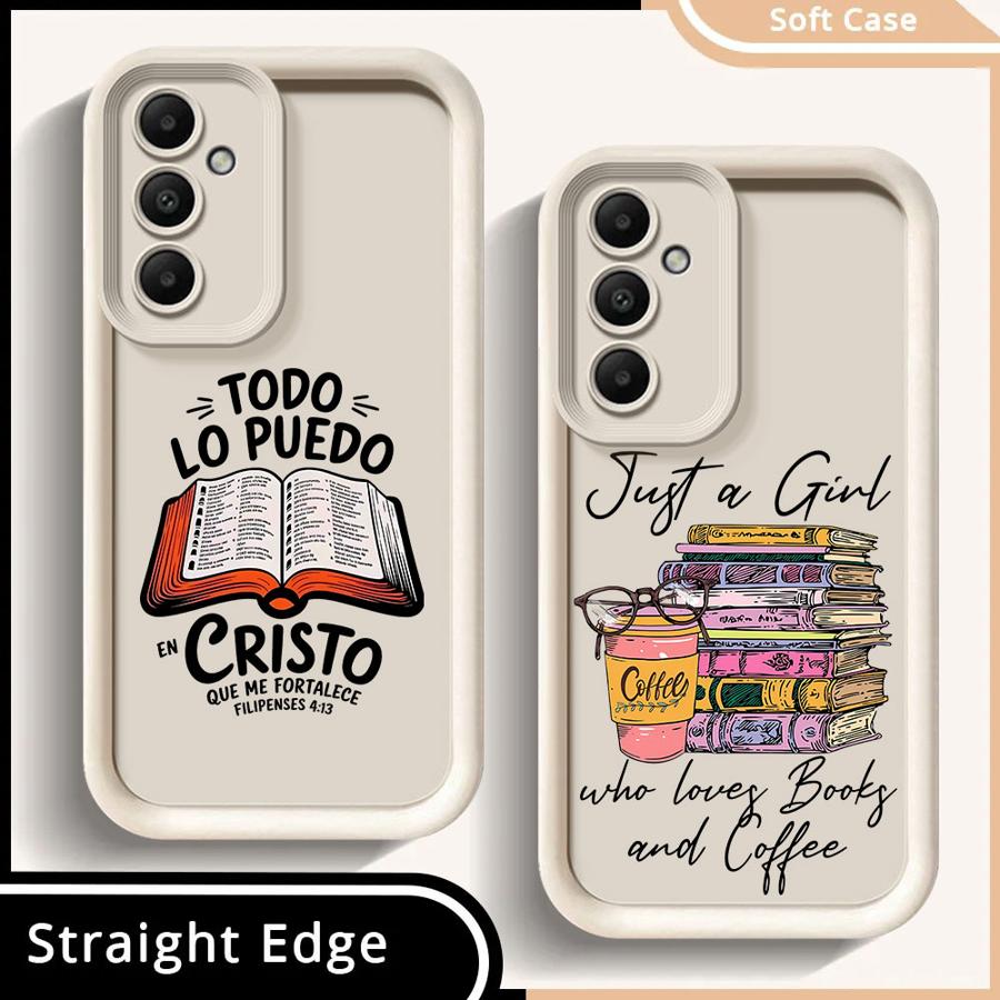 Phone Cover Case for Samsung Galaxy A26 A32 A34 A53 A54 A15 A16 A51 A73 A35 A36 A23 A12 A13 A71 A72 A56 With A Book Pattern