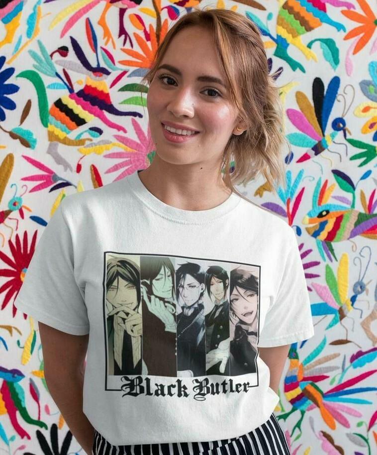 

Unisex Shirt, Black Butler Sebastian Kuroshitsuji,T oboso Yana,Sebastian ,Japanese 4XL