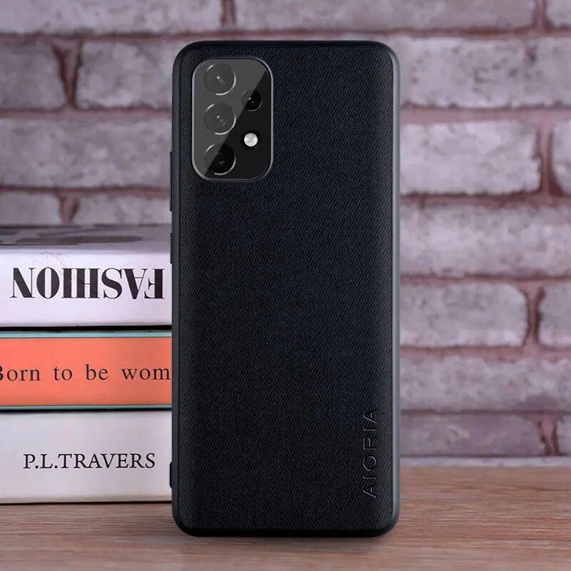 Case for Samsung Galaxy A53 A73 A33 A23 A13 5G Coque Luxury Textile Leather Skin Phone Cover for Samsung Galaxy A53 Case Funda
