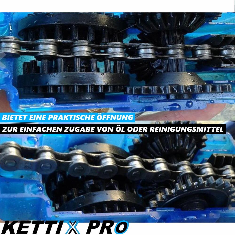 KETTIX PRO Pro Fahrrad Kettenreinigungsset Kettenreinigungsgerät Reiniger
