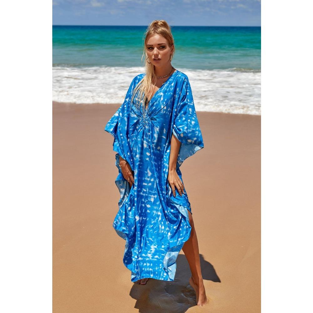 Women's Loose Plus Size Beach Cover Dress