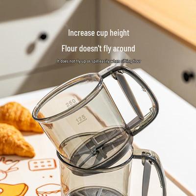 Hand-Pressed Flour Sifter Cup