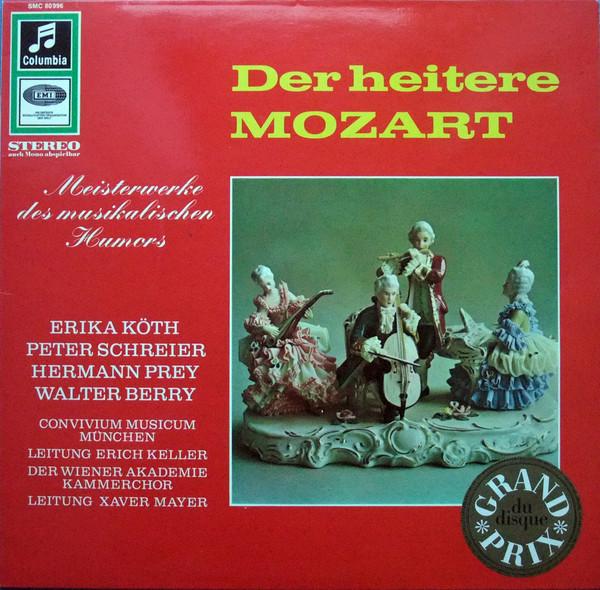 

LP Record WOLFGANG AMADEUS MOZART ERIKA KT Der Heitere Mozart Meisterwerke D SMC80996 Columbia Germany Classical Used