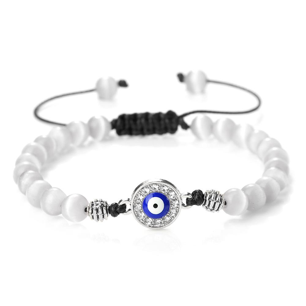 Handmade Ethnic-Style Demon Eye Beaded Bracelet